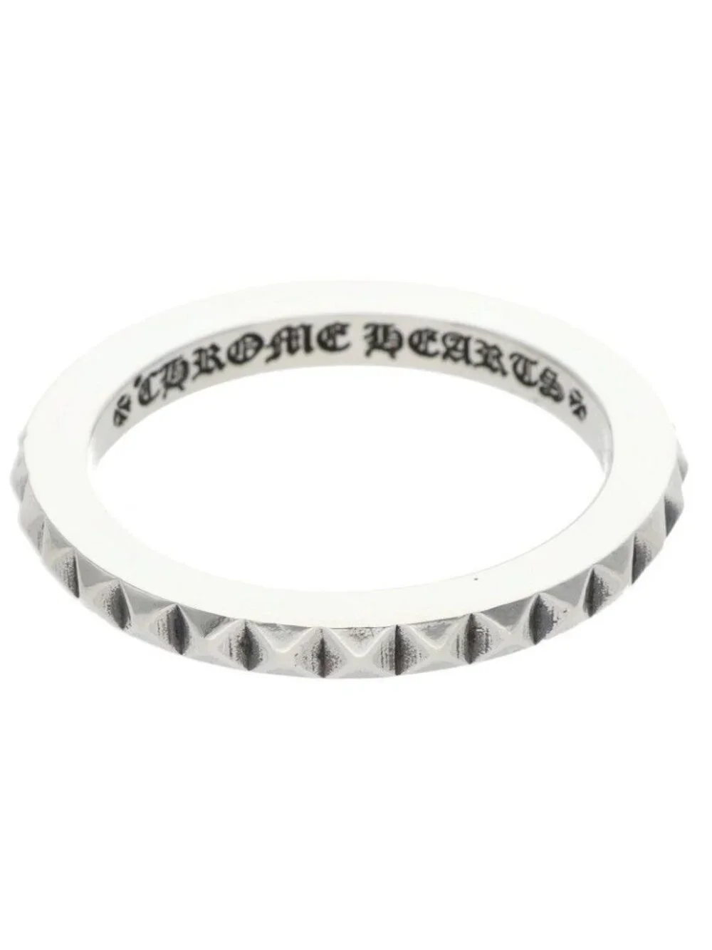 Chrome Hearts Tfp Pnk Big True Fckin Punk Big Silver Ring